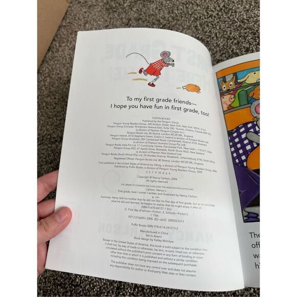 Set of two first books - First grade here I come and the night before first grad - Picture 3 of 7